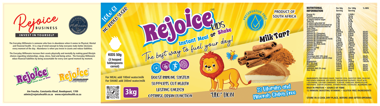 Kids 2.5kg Rejoice Meal Replacement