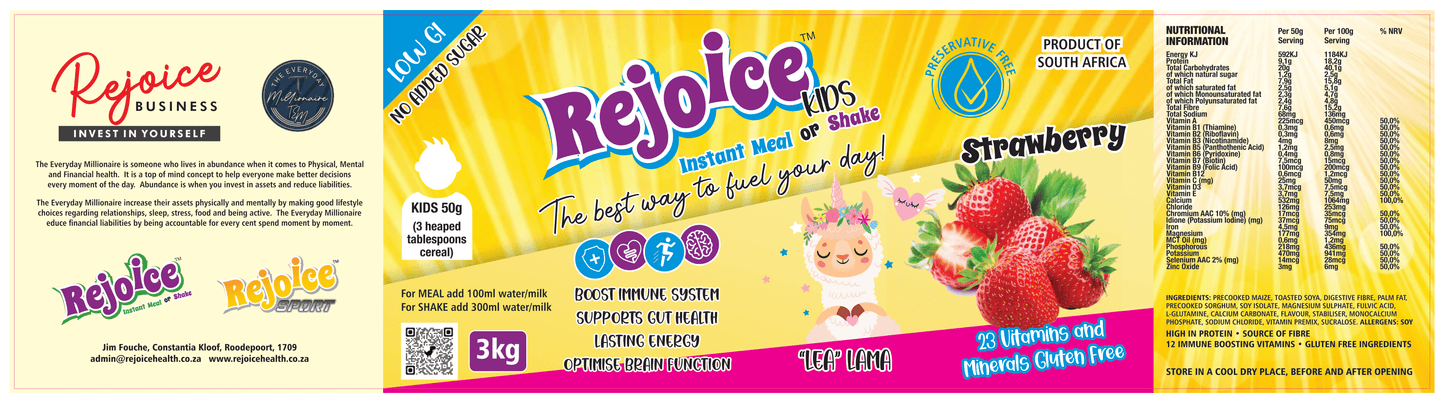 Kids 2.5kg Rejoice Meal Replacement